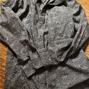 Men's Paisley cinch Patterned Jacket